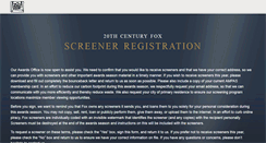 Desktop Screenshot of foxscreenings.com